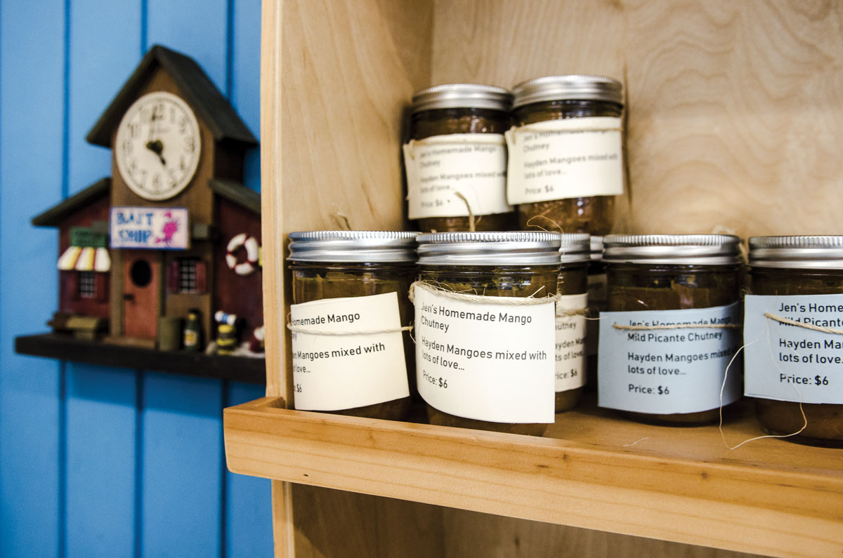 Locally made mango chutney