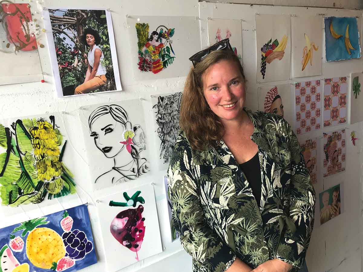 Artist Sara Averbook Kaplan