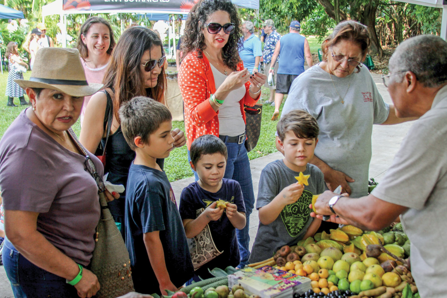 Fritz Barberousse talks about tropical fruits