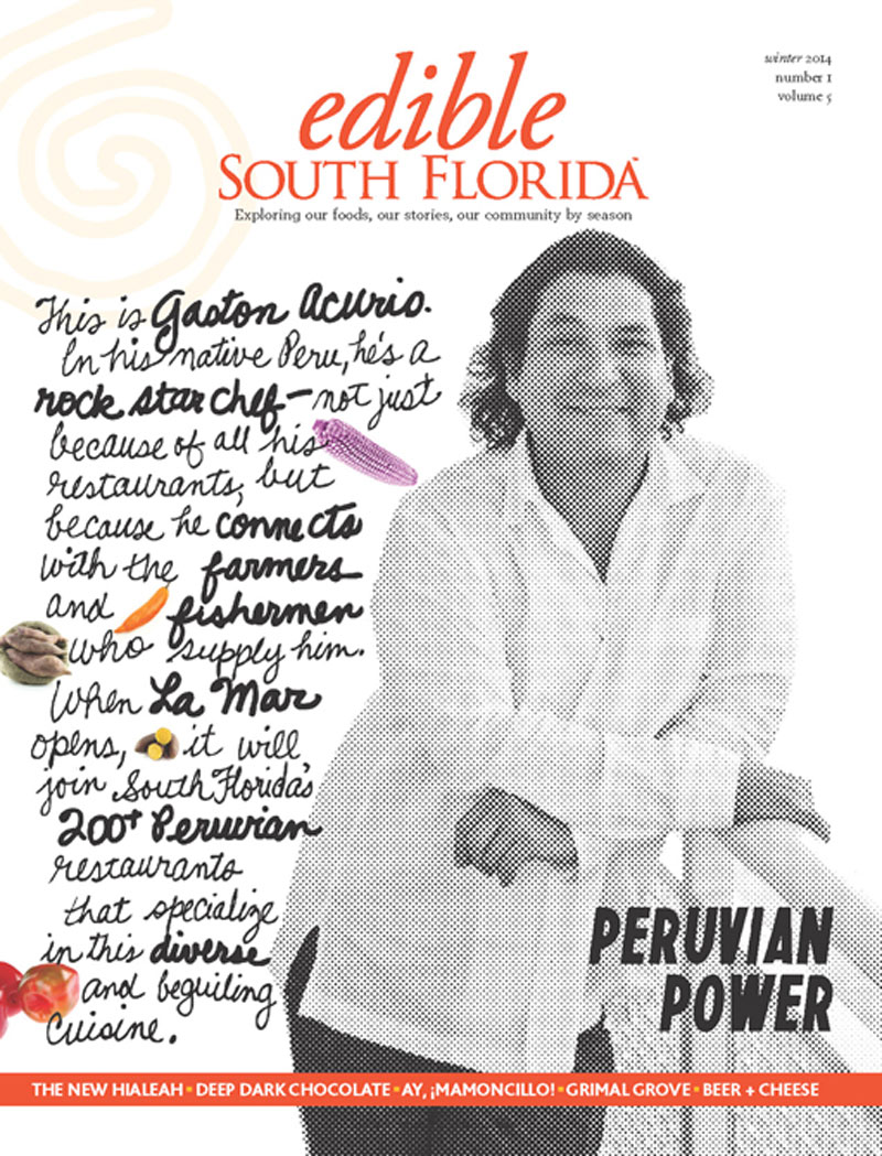 Edible South Florida Winter 2014, Issue #17 Cover