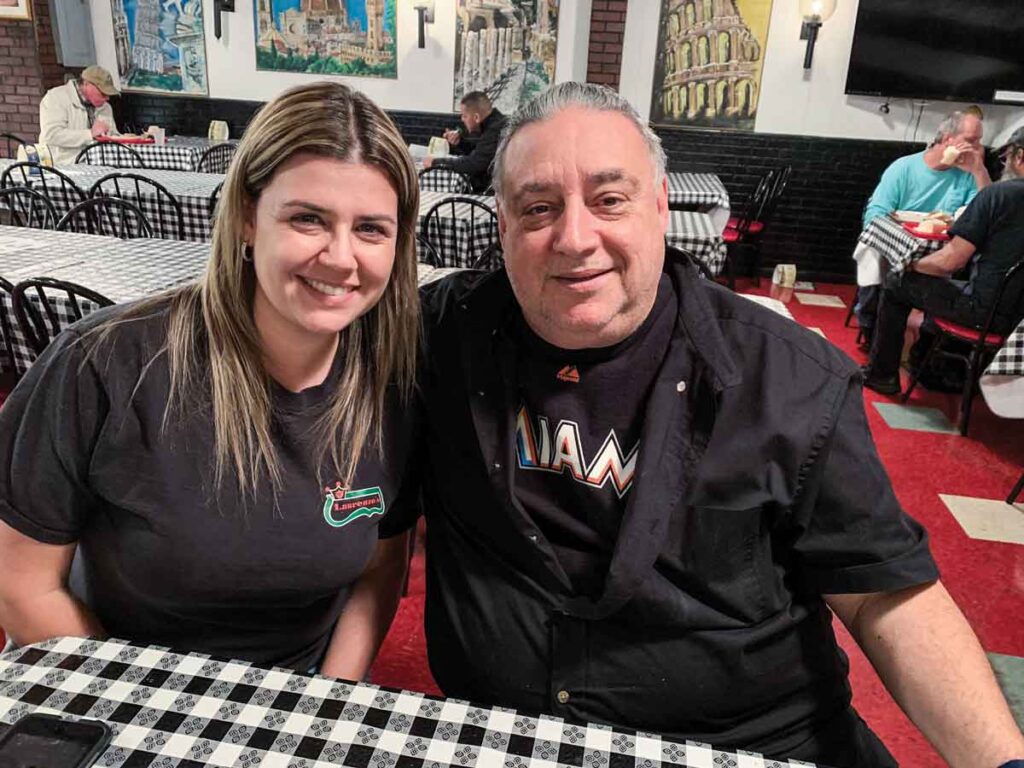 David Laurenzo, left, and his niece, Diana Tarquinio