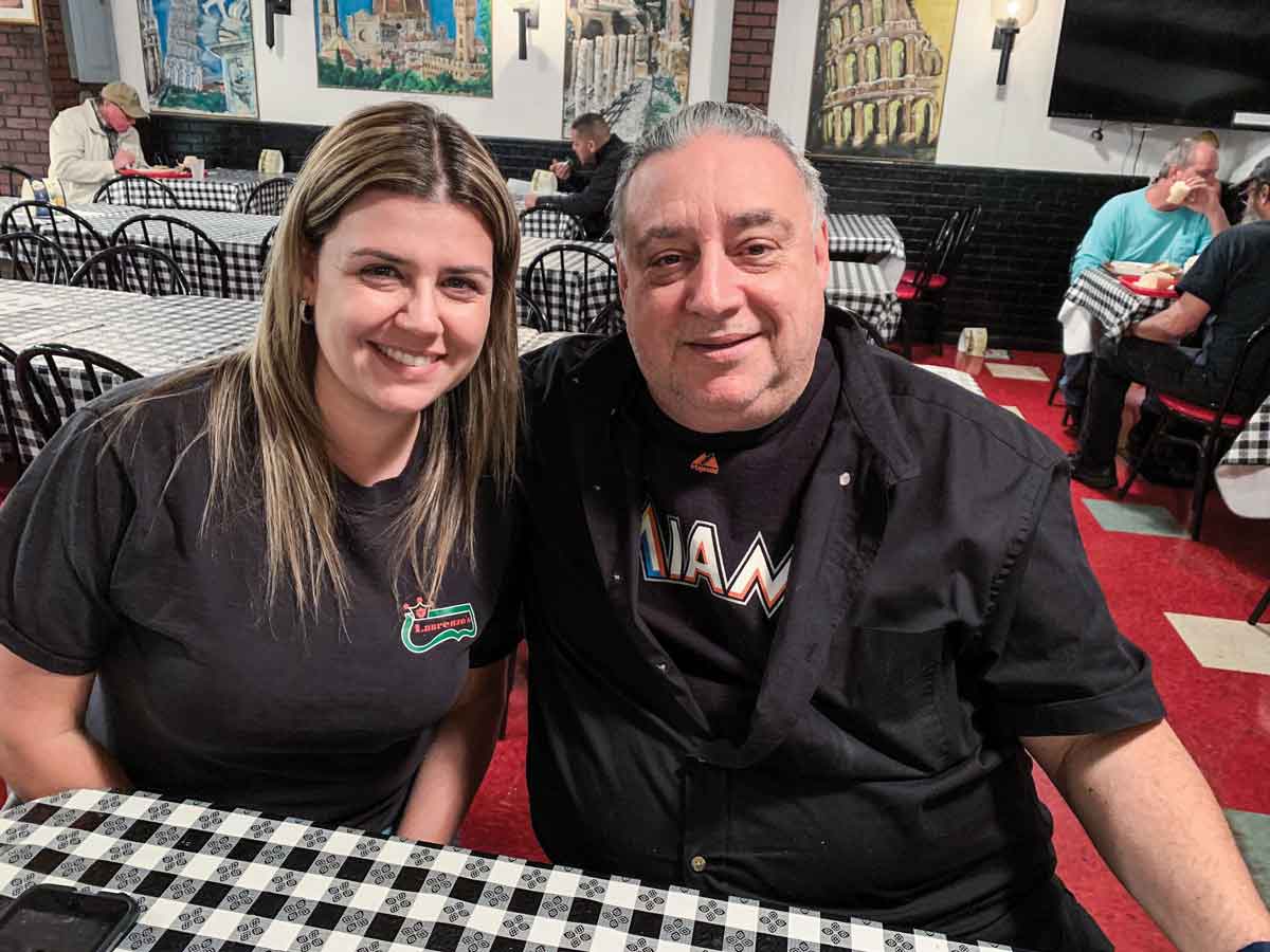 David Laurenzo, left, and his niece, Diana Tarquinio