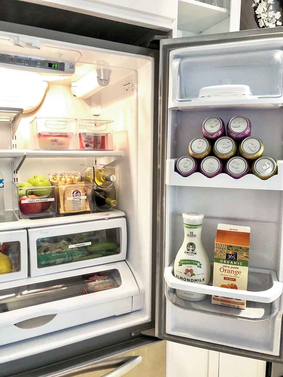 The well-organized fridge