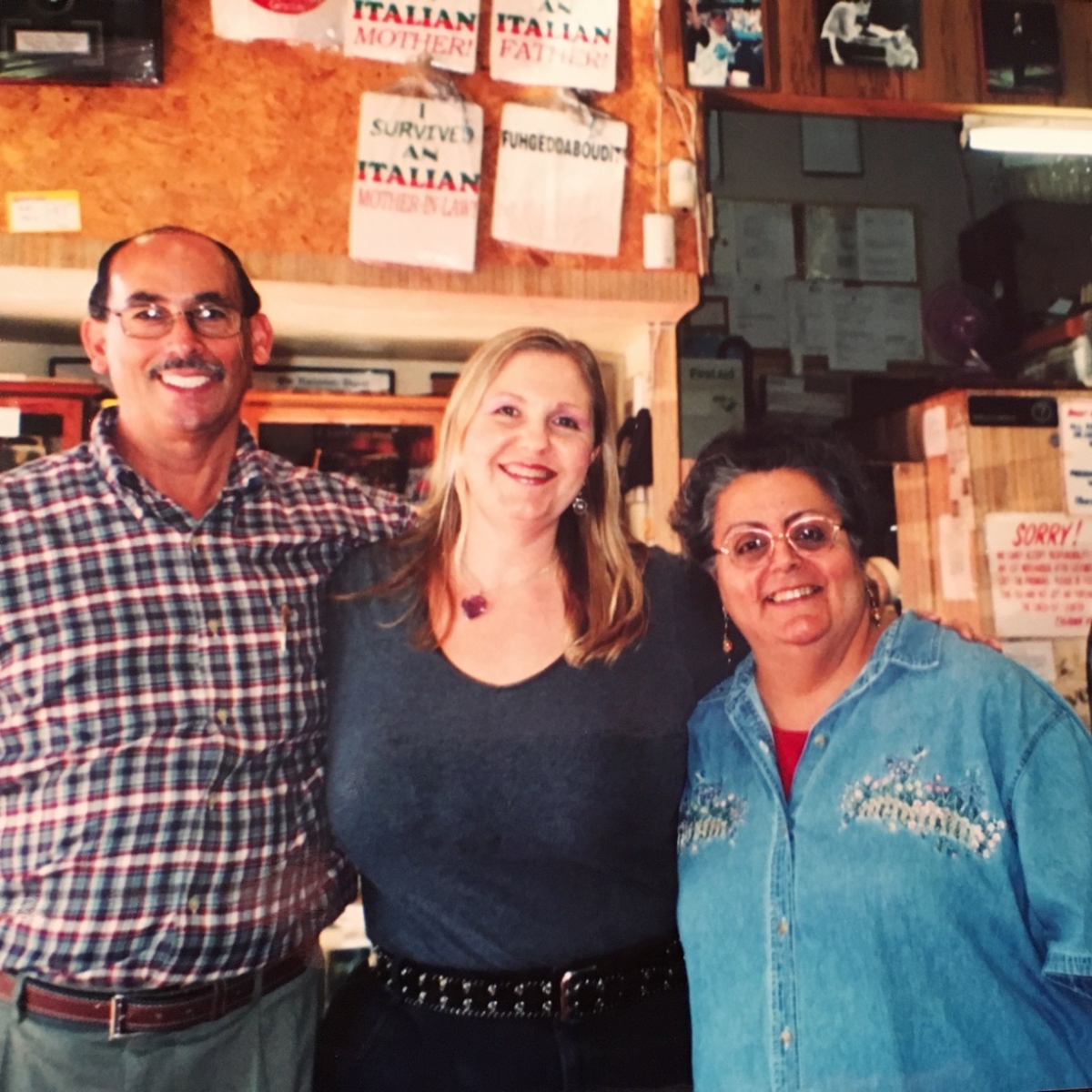 Alex, Mel and the late Daisy  