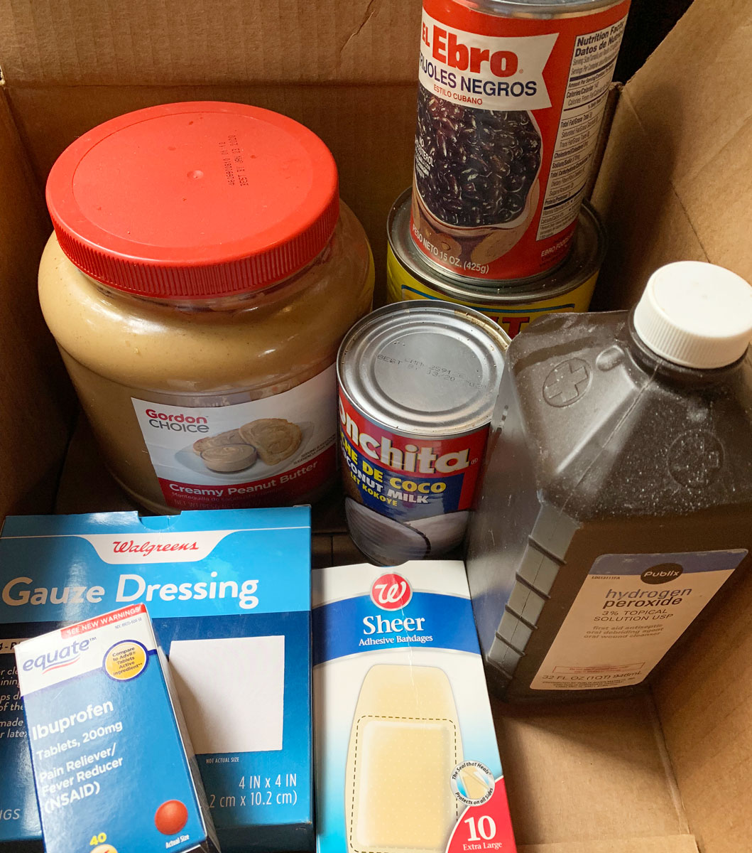 Canned goods, medical supplies needed