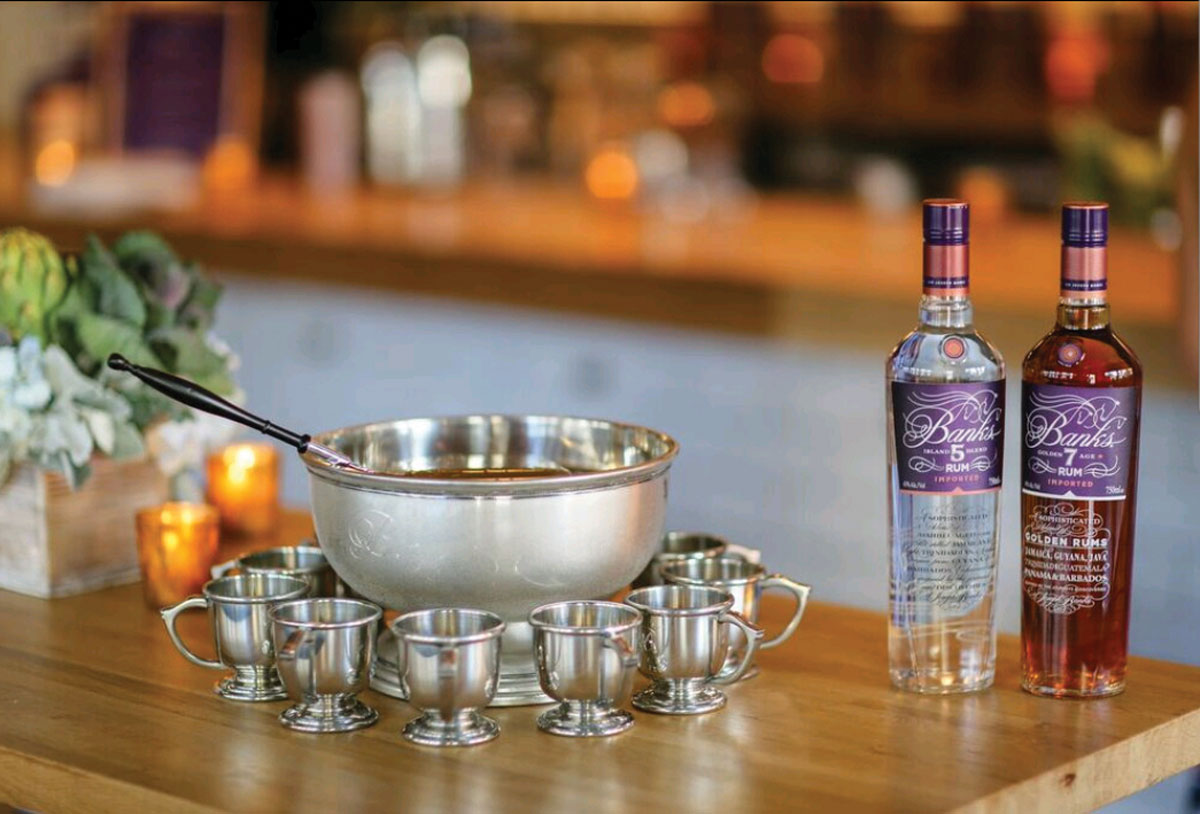 Tea has been used in punches dating back to the 1600s, according to cocktail historian Dave Wondrich’s book Punch: The Delights (and Dangers) of the Flowing Bowl.