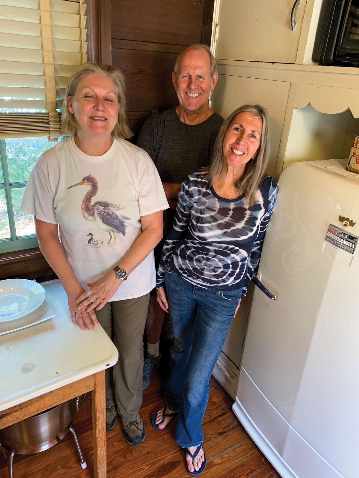 Events director Amy Creekmur and Tom and Elizabeth Smith.