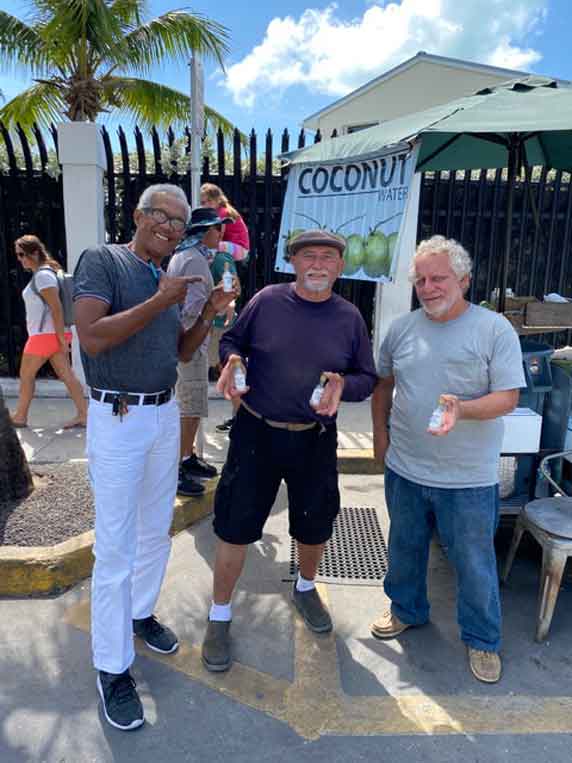 Workers in Key West get free bottles