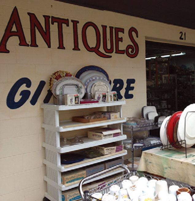 Antiques shop