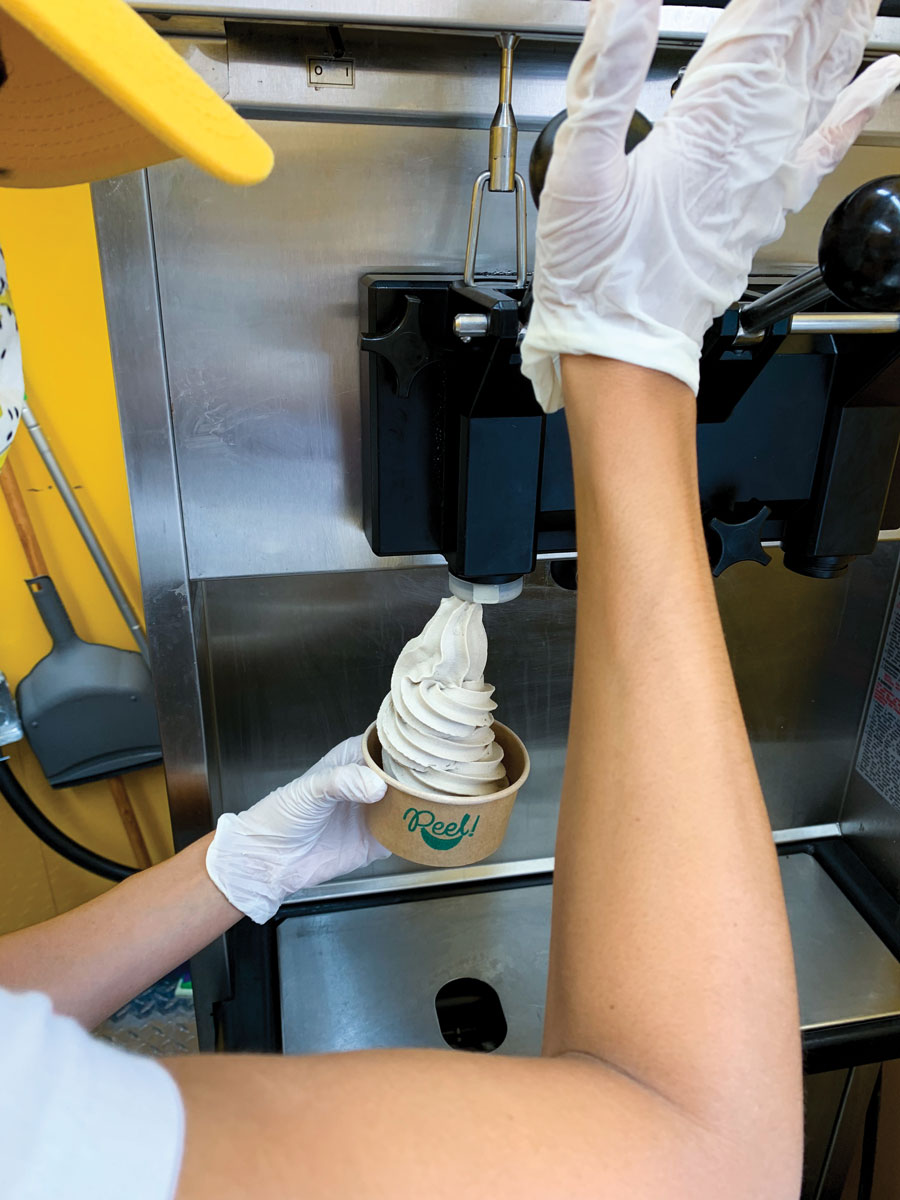 Peel soft serve has just two ingredients