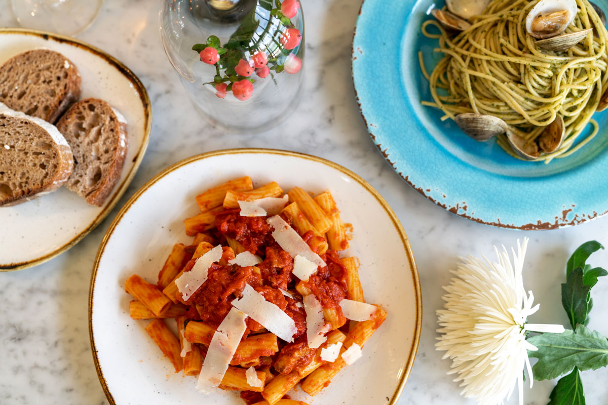 Pasta dishes from Pastificio Propaganda