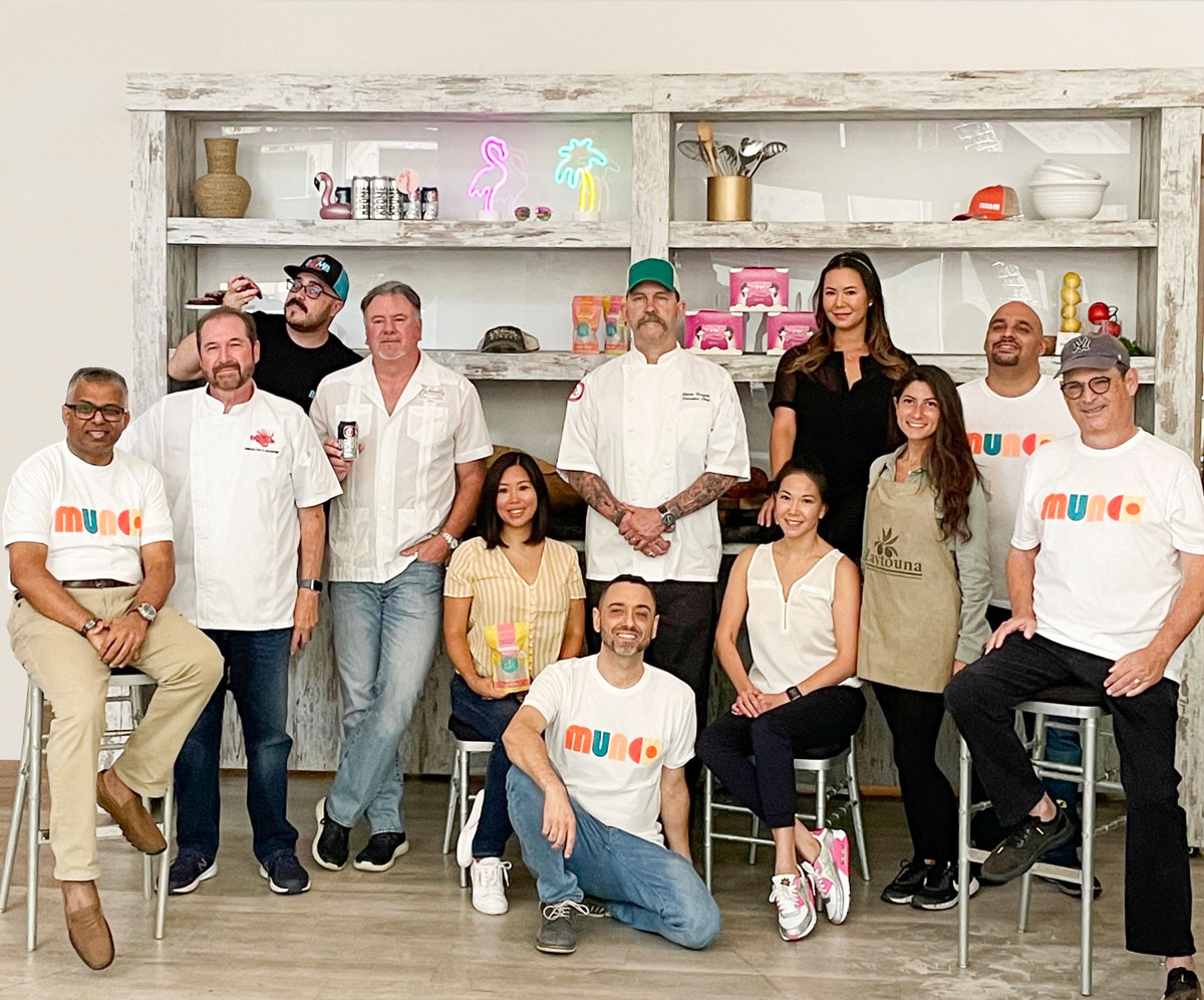 From left: Srinath Perera, Allen Susser, Joel Curbelo, Peter Schnebly, Aubrey Swanson, Aaron Dreilinger (seated) James Versfelt, Jennifer and Michele Kaminski (seated), Christa Tawil, Nedal Ahmad, John Shepard