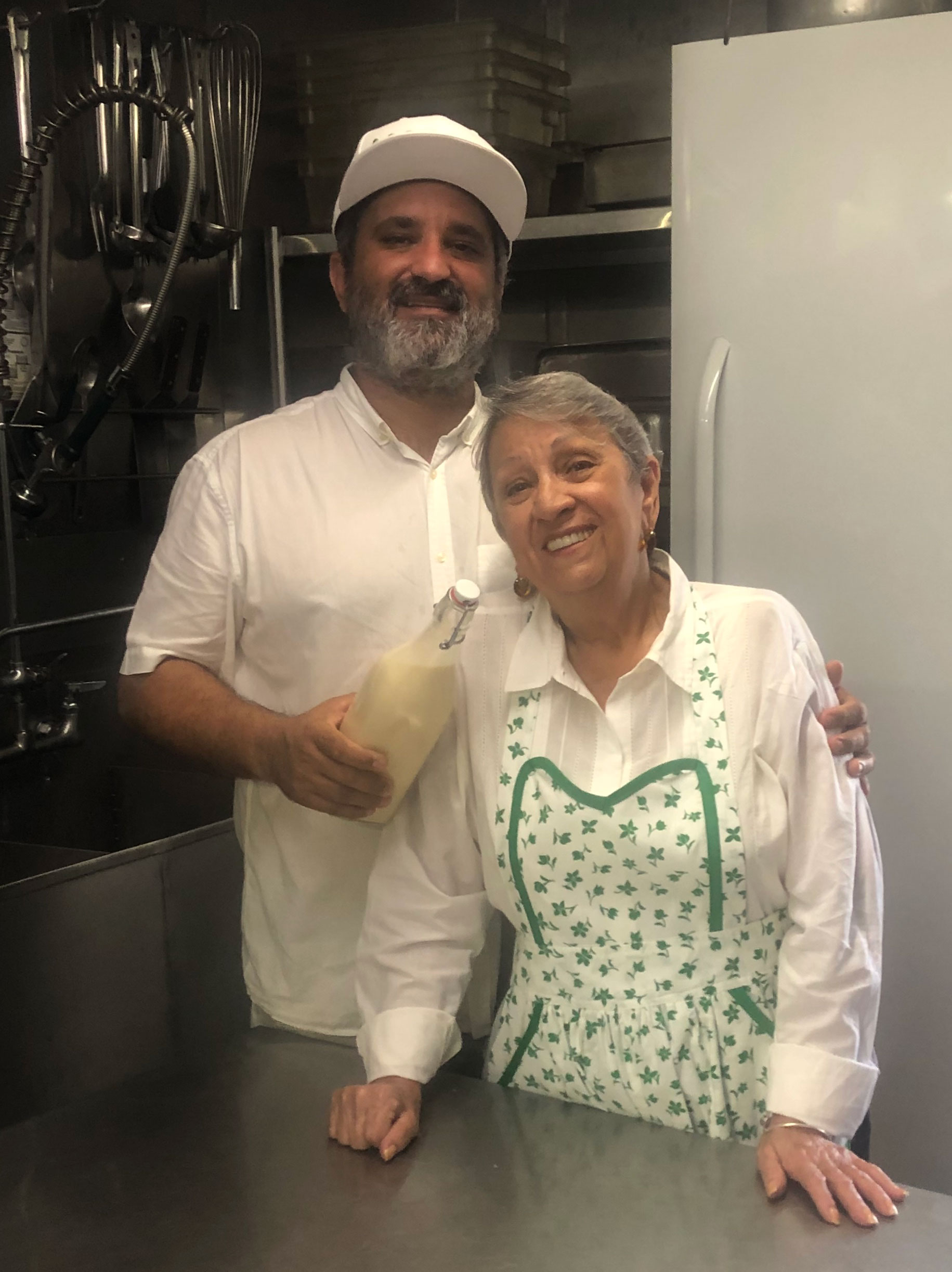 Tony Llizo and his mother, Lidya