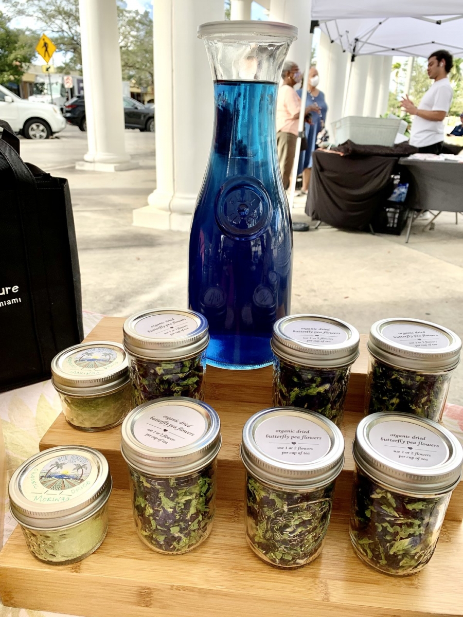 Blue Horizon Farm sells dried butterfly pea flowers