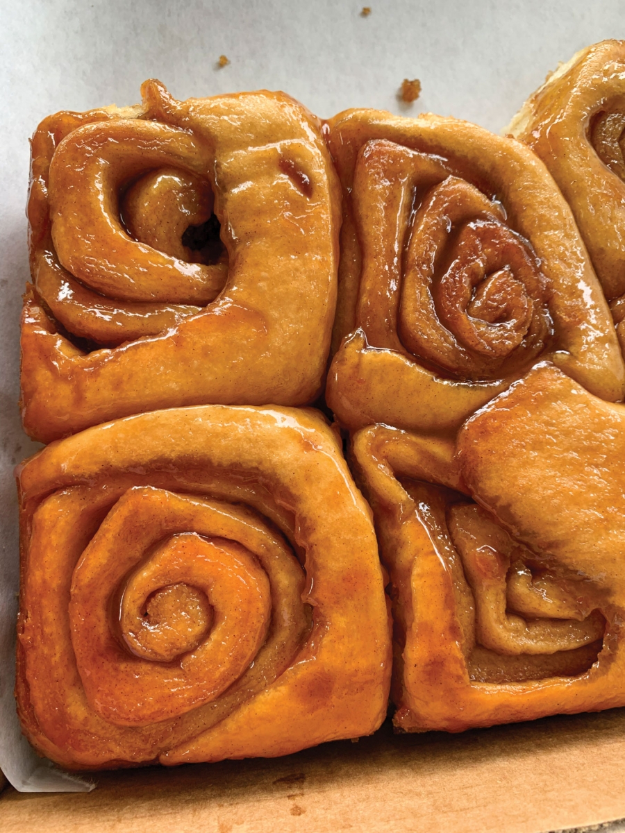 Sticky buns from Knaus Berry Farm