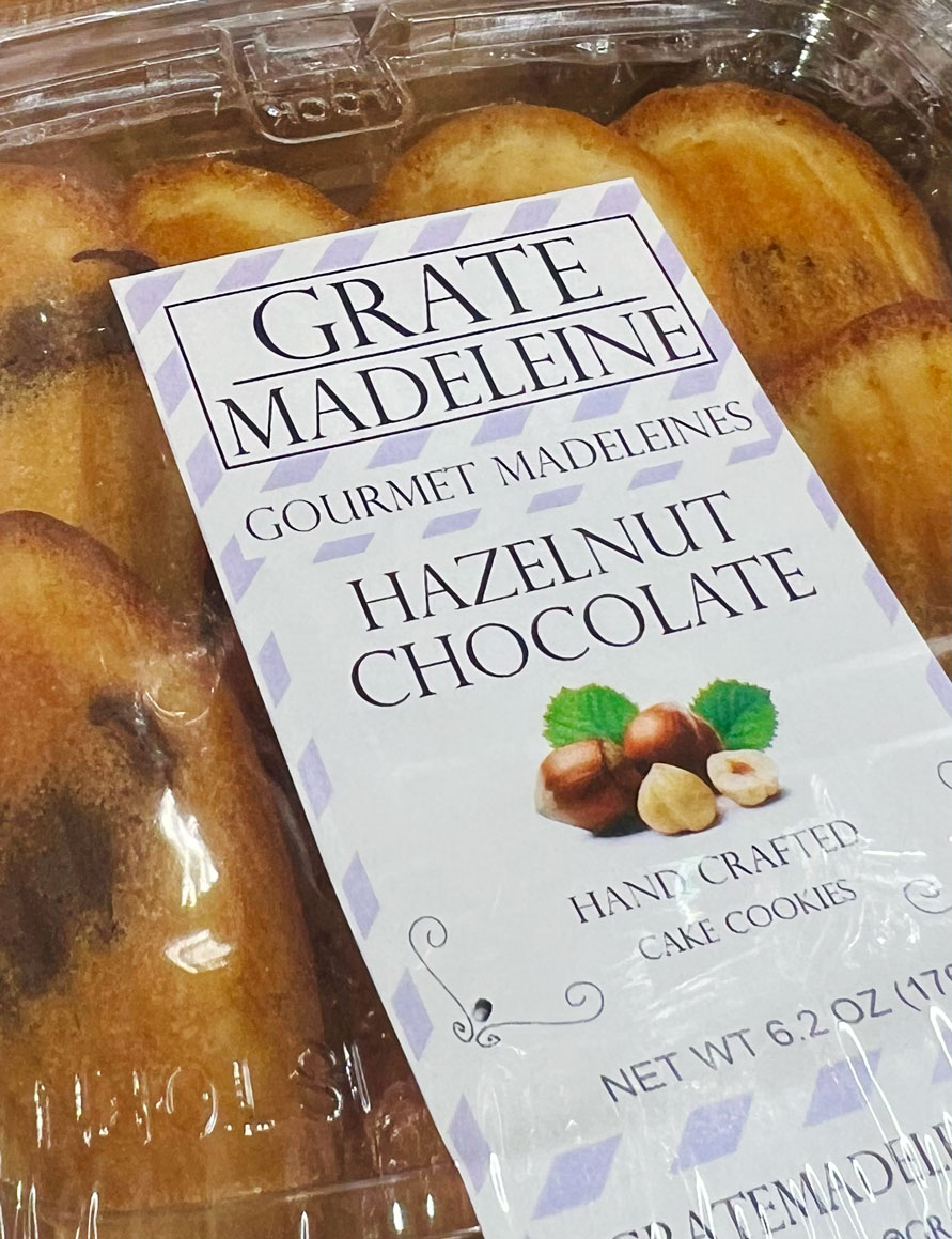 Locally made Grate Madeleine