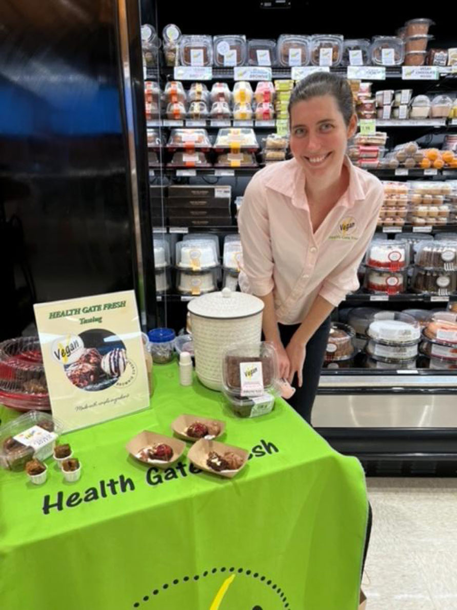 Pauline from HealthGate Fresh vegan foods 