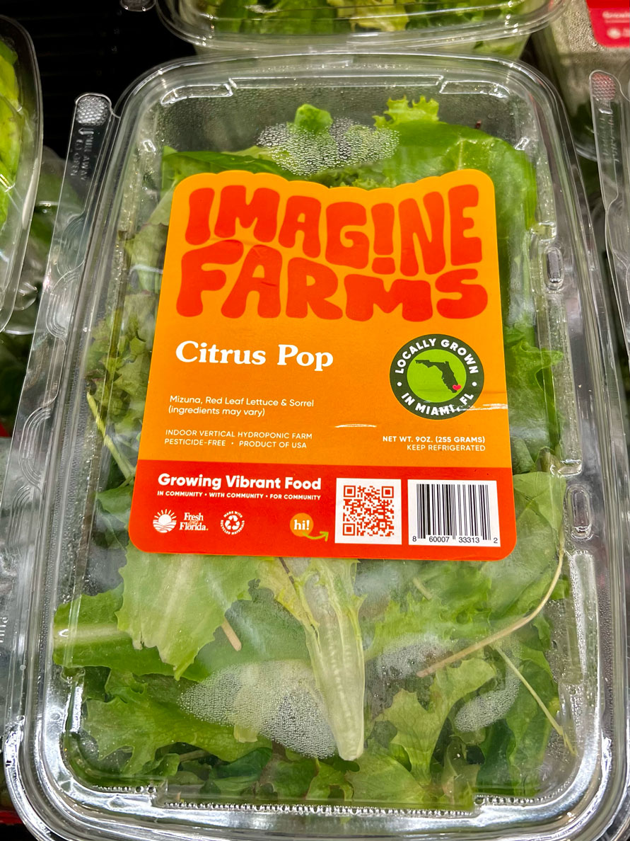 Local Imagine Farms greens