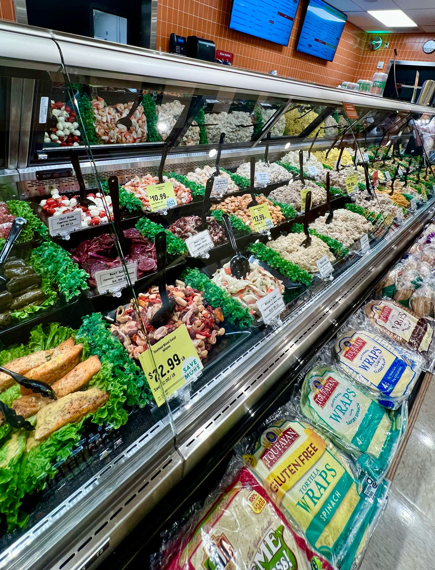 Lots of prepared foods