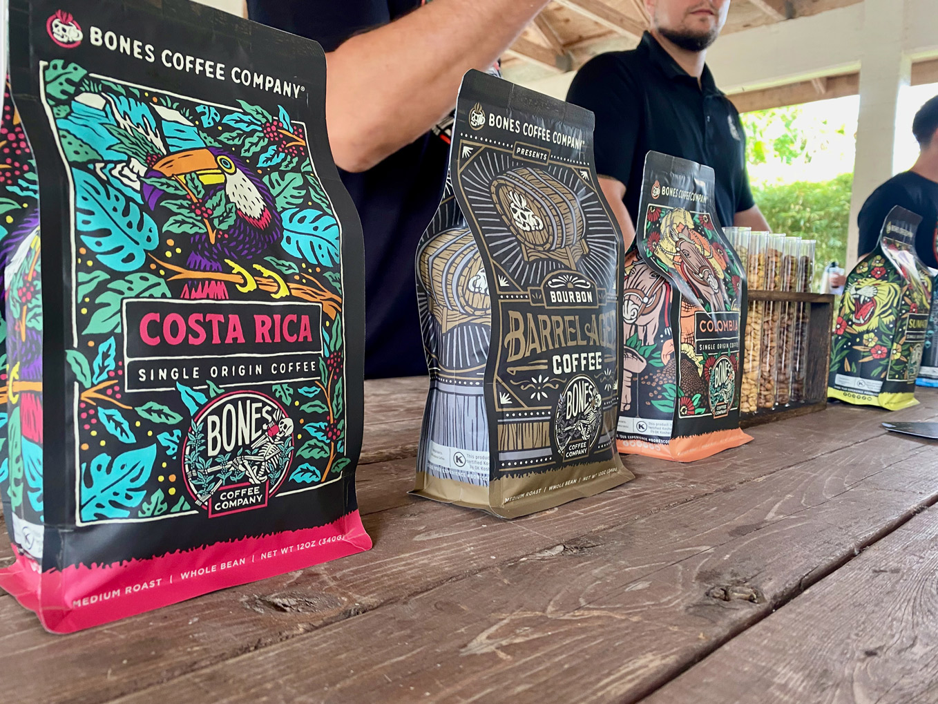 Coffee demonstration at ECHO Global Food and Farm Festival 