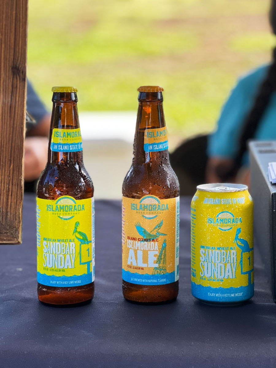 Drinks include beer and tropical sangria tastings