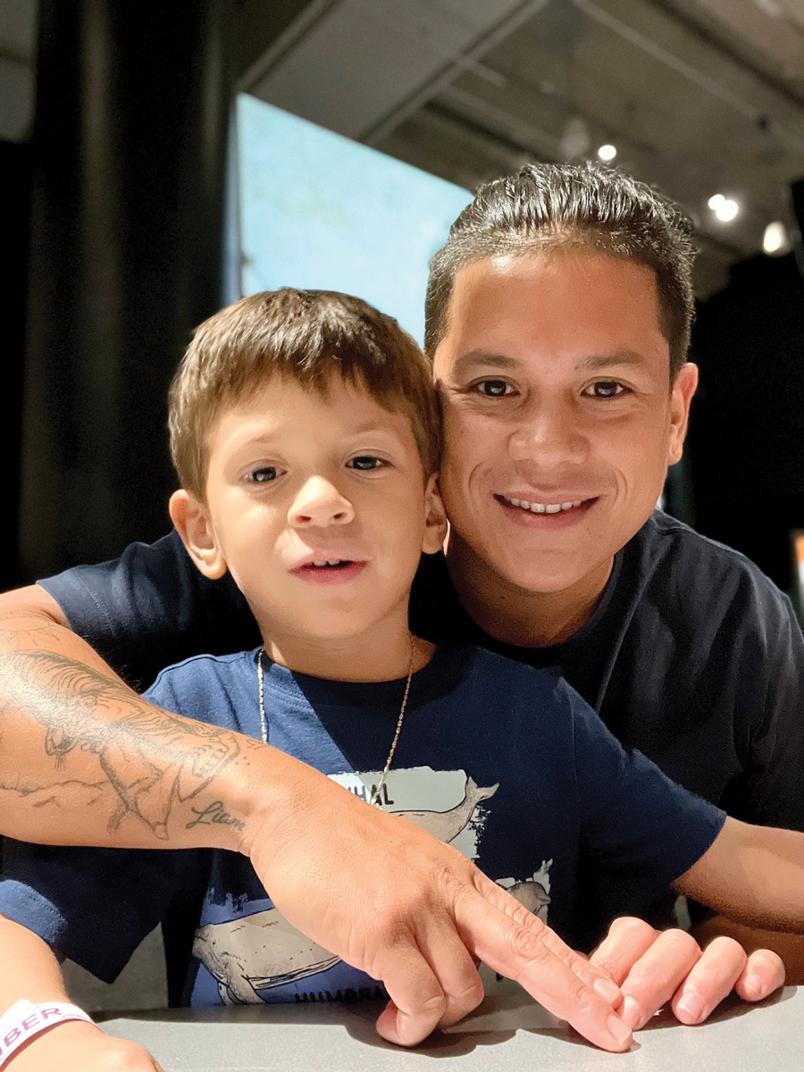 Chef Li and his son, Liam