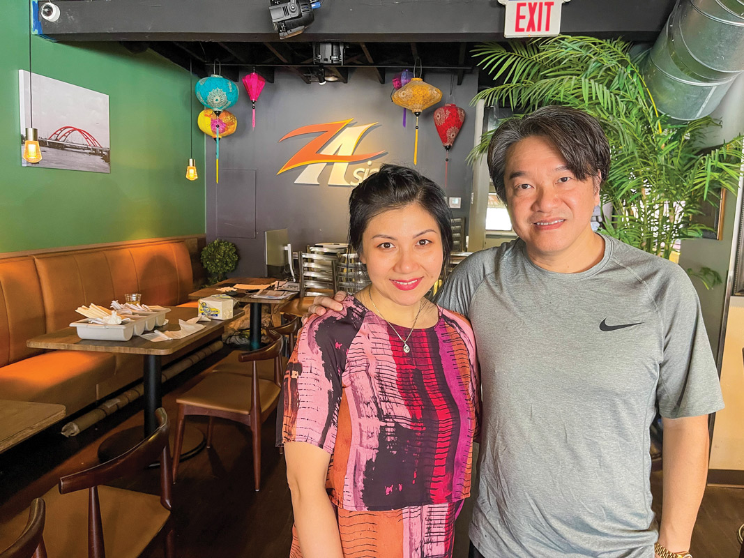Hien Q. Pham and Huong Nguyen of ZAsian Vietnamese Kitchen