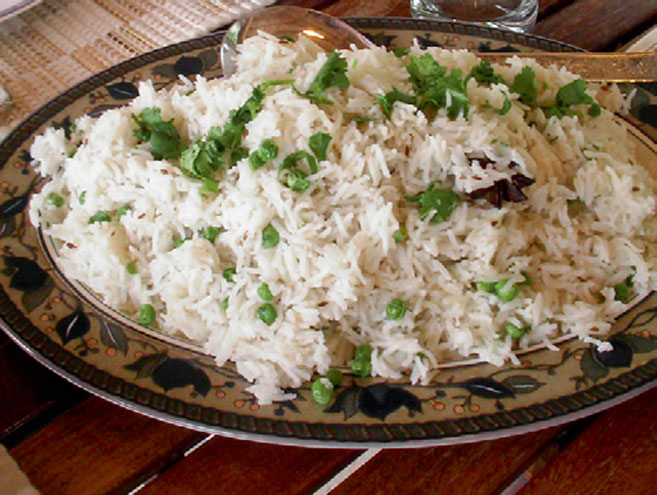 pea pilaf