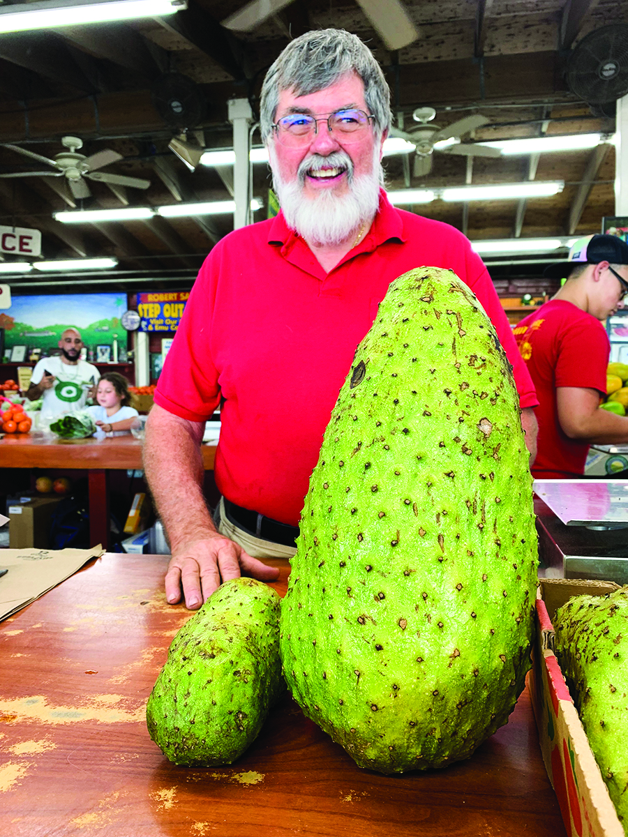 Robert and guanabana at Robert Is Here